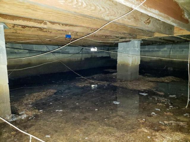 Is there Standing Water in Your Crawl Space?