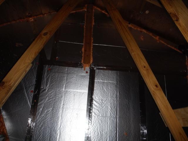 Install polysio foam board & air seal