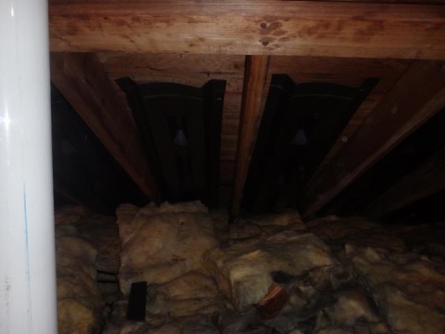 Old Insulation in the Attic