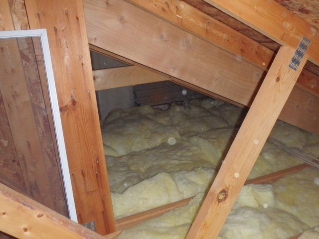 Attic Before Air Sealing