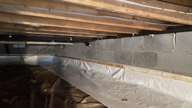 Installing the CleanSpace vapor barrier