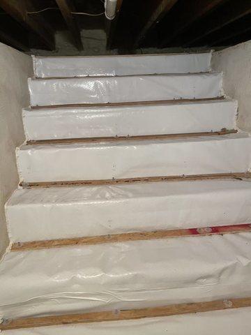 Vapor Barrier Installed