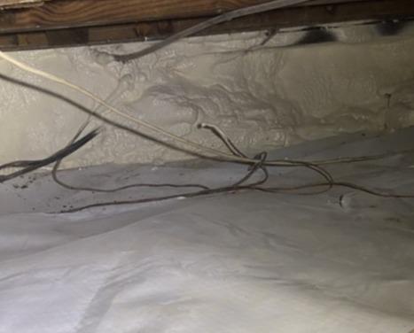 Spray Foam Added to Exterior Walls