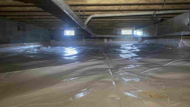 Laying the Vapor Barrier