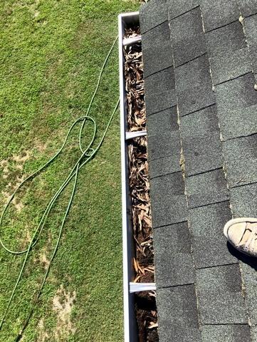 Filled Gutter